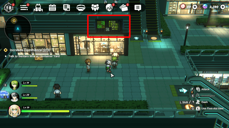 Shinagawa Resort Avenue Graffiti Above Store