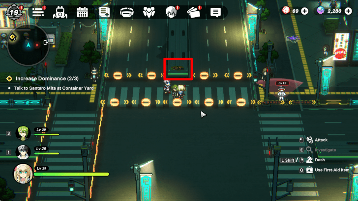 Shinagawa Resort Avenue Graffiti on Pedestrian Lane