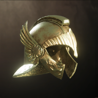 Golden Saint Helmet