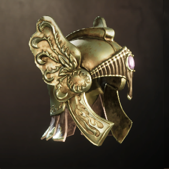 Golden Saint Helmet