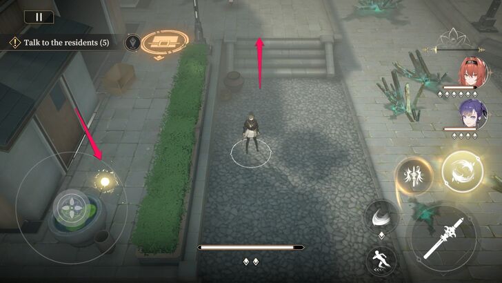 Interact with the Glowing Object