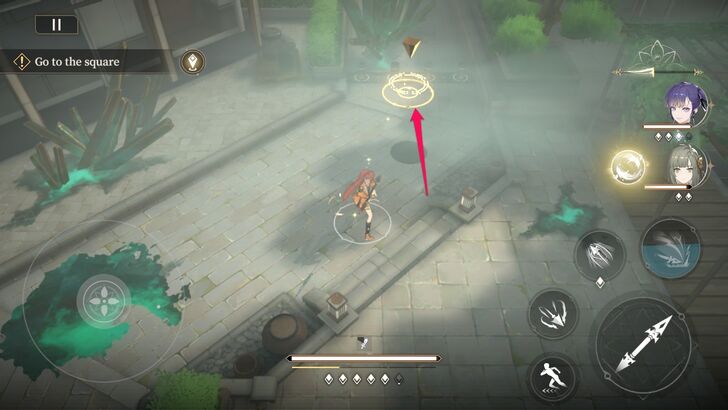 Head to the Teleporter