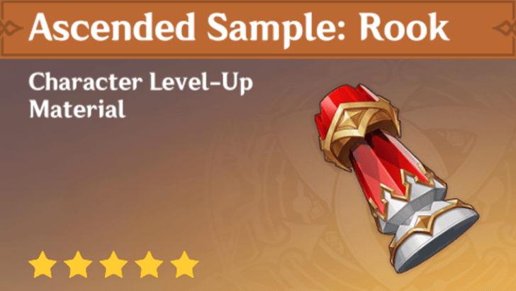Genshin Impact - How to Get Ascended Sample: Rook and Effects