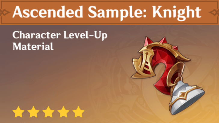 Genshin Impact - How to Get Ascended Sample: Knight and Effects