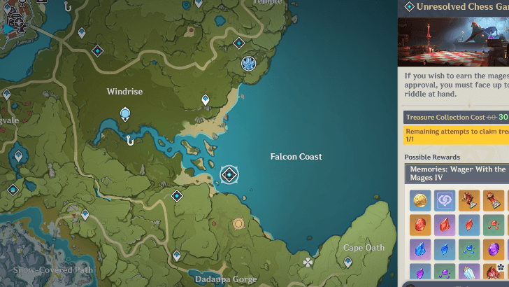 Genshin - Ascended Sample Locations