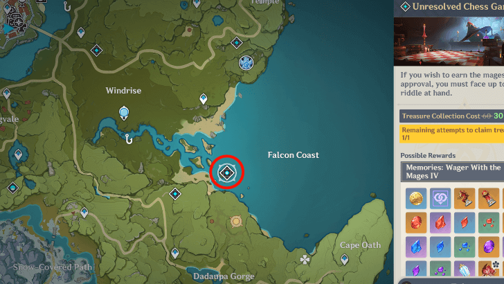 Genshin - The Game Before the Gate Location