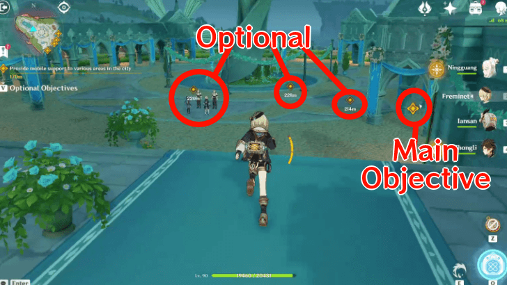 Genshin - Provide Mobile Support to Various Areas in the City