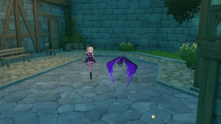 Genshin - Fischl in the Residential Area