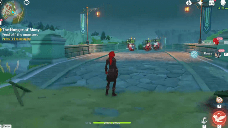 Genshin - Fend off the Monsters with Diluc and Kaeya