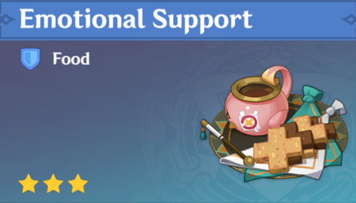 Genshin Impact - How to Get Emotional Support and Effects
