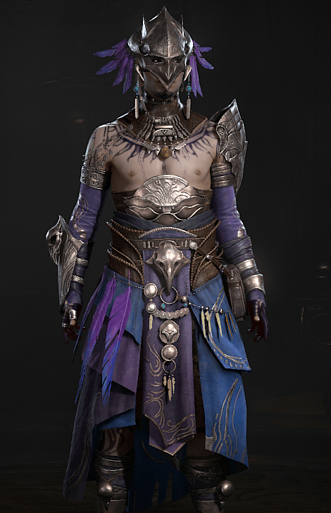 Diablo 4 - Bird of Paradise  Armor Set Transmog