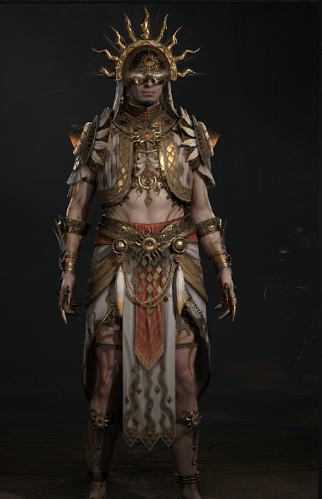 Diablo 4 - Fellowship of the Sun  Armor Set Transmog