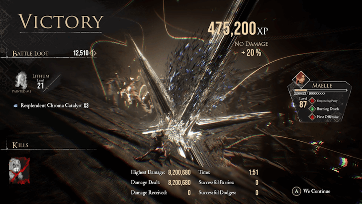 Alicia Defeat Her in One Hit