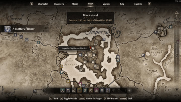 The Coldest Sleep Starting Location Map