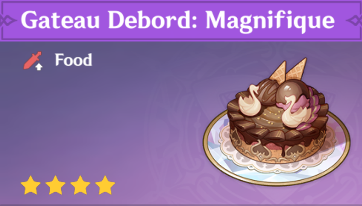 Genshin Impact - How to Get Gateau Debord: Magnifique and Effects
