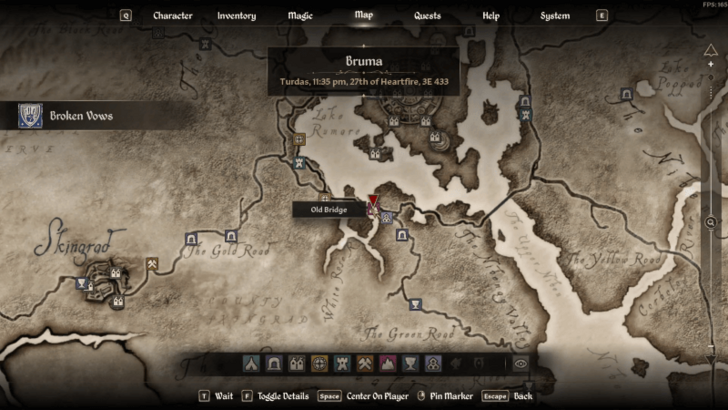 Final Justice Starting Location Map