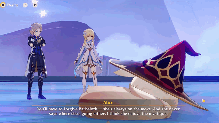 Genshin - Alice Talks About Barbeloth