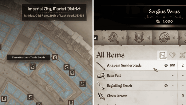 Akaviri Sunderblade Location