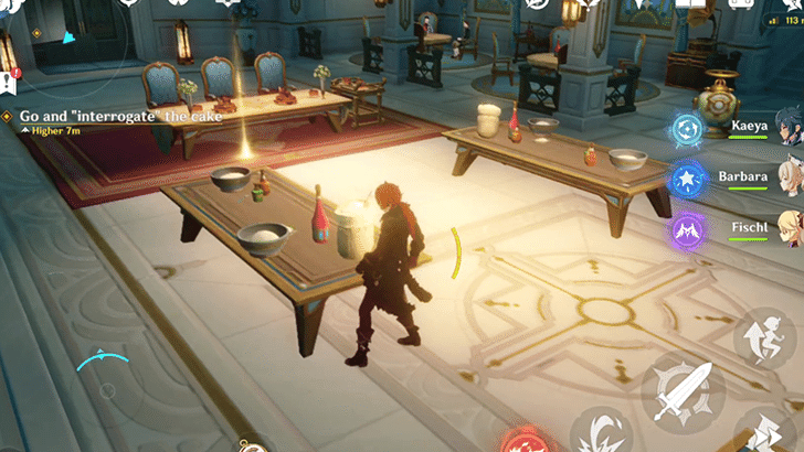 Genshin Impact - Interrogate the cake