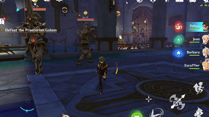 Genshin Impact - Defeat the Praetorian Golem