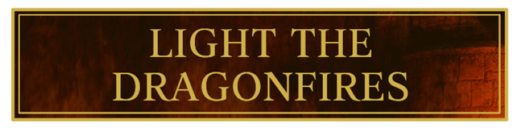 TES IV Oblivion Light the Dragonfires Banner