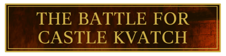 TES IV Oblivion The Battle for Castle Kvatch Banner
