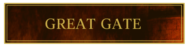 TES IV Oblivion Great Gate Banner