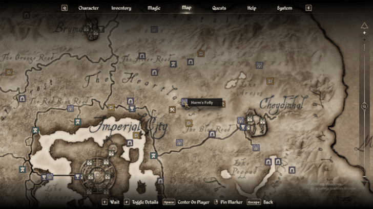 Revenge Served Cold Starting Location Map