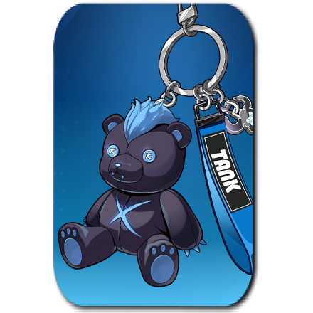 Lucky Tank Keychain