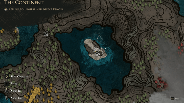 Gestral Beach Map Location