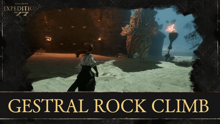 Clair Obscur Expedition 33 Gestral Rock Climbing