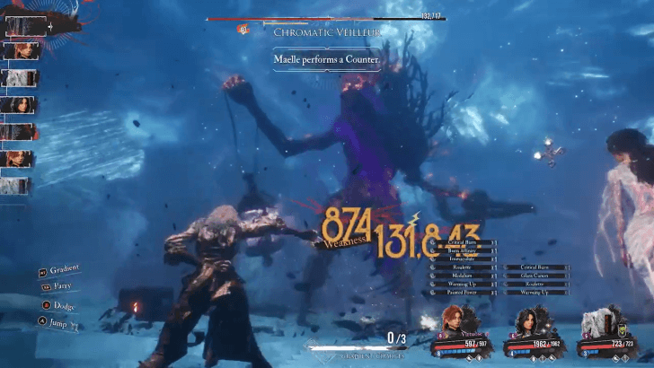 Chromatic Veilleur Lightning Weakness