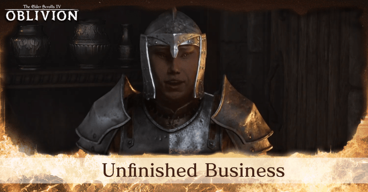 Oblivion Unfinished Banner