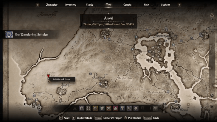 Brittlerock Cave Map