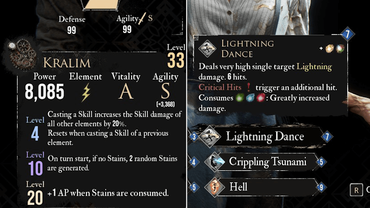 Serpenphare Use Lightning Weapons and Skills