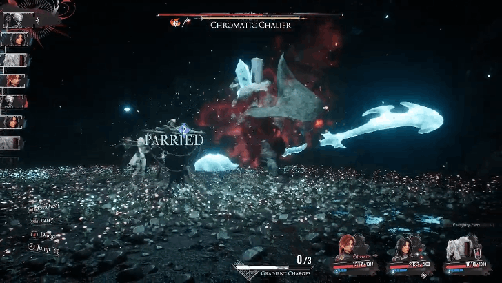 Chromatic Chalier Parry and Dodge