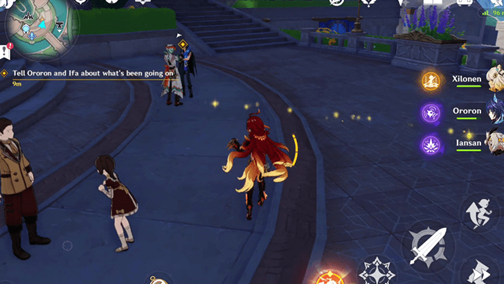 Genshin Impact - Tell Ororon and Ifa about what