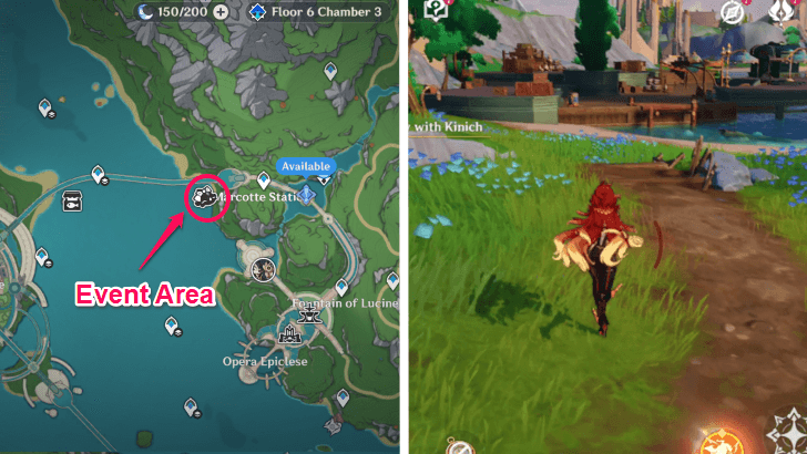 Genshin Impact - Take a stroll outside the city with Kinich