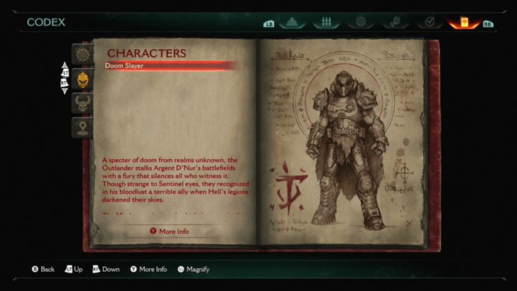 Doom Slayer Codex Entry