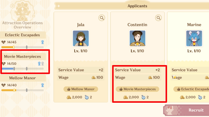 Genshin - Always Check the Service Value Bar