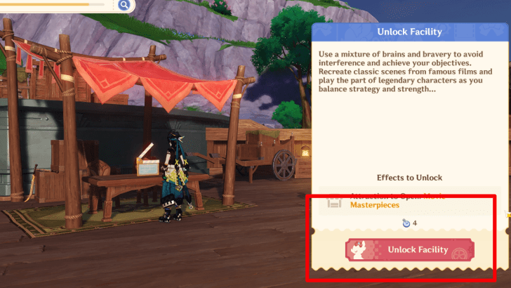 Genshin - Unlock Facility