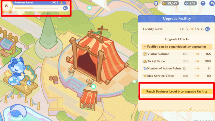 Genshin - Raise Business Level