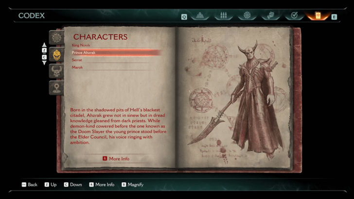 Prince Ahzrak Codex Entry