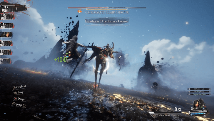 Chromatic Clair Obscur Dodge and Parry its Attacks