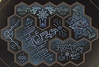 Qing Ancient Mark Layout