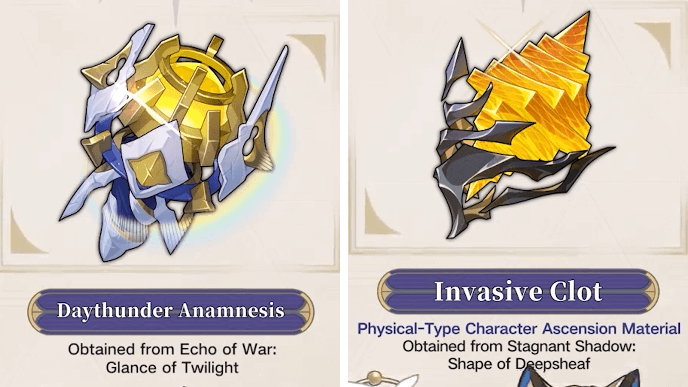 HSR 3.3 New Upgrade Materials