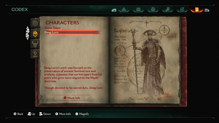 Deag Loric Codex Entry