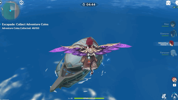 Use the Waverider at the End of the First Area