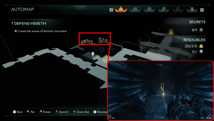 Chapter 2 Gold Cache 4 Location