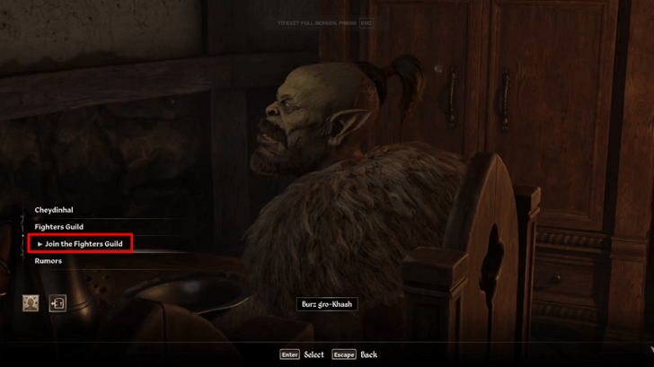 Join the Fighters Guild